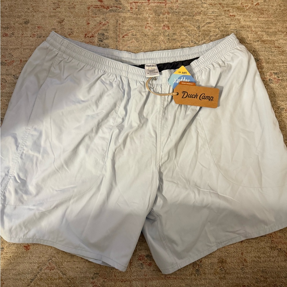 Duck Camp Light Blue Swim Shorts